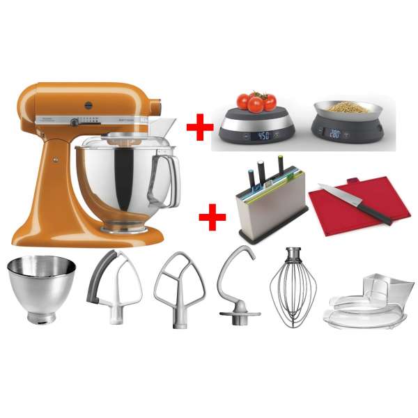 KitchenAid 5KSM175PSEHY Küchenmaschine Honey, Neu vom Fachhändler