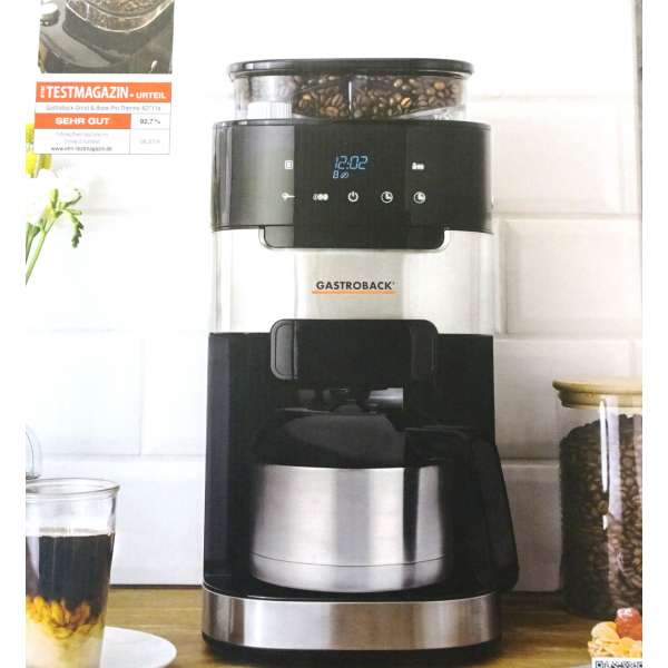 Gastroback Kaffeemaschine Grind & Brew Pro Thermo