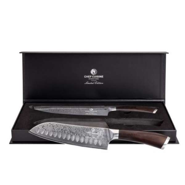Chef CUISINE Damastmesser Set 2 teilig