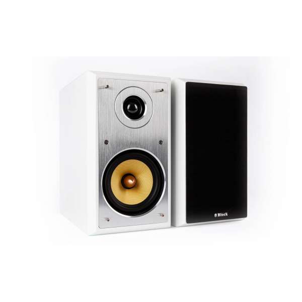 Audio Block S50 ws/glanz Lautsprecherpaar, Neu vom Fachhändler