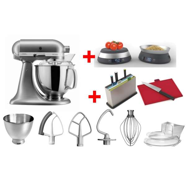 KitchenAid 5KSM175PSECU Küchenmaschine Kontur silber, Neu vom Fachhändler