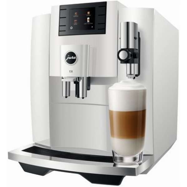 JURA E8 Kaffeevollautomat Piano White