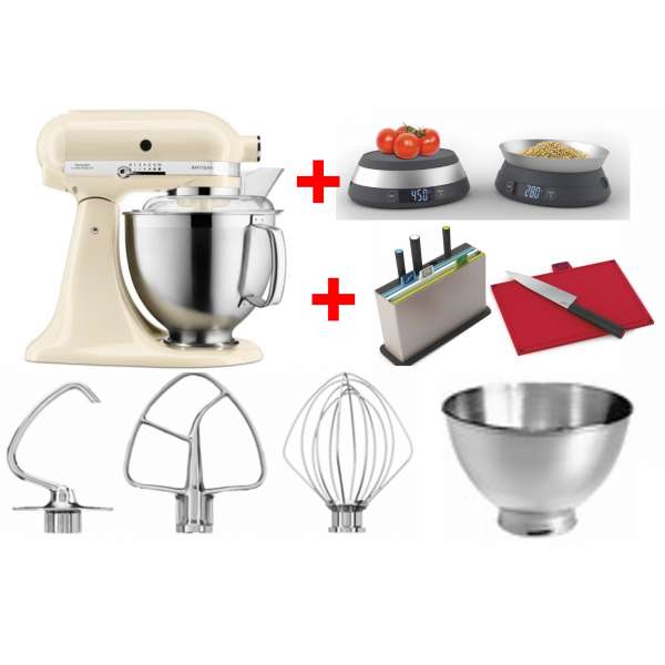 KitchenAid 5KSM185PSEAC Küchenmaschine Creme, Neu vom Fachhändler