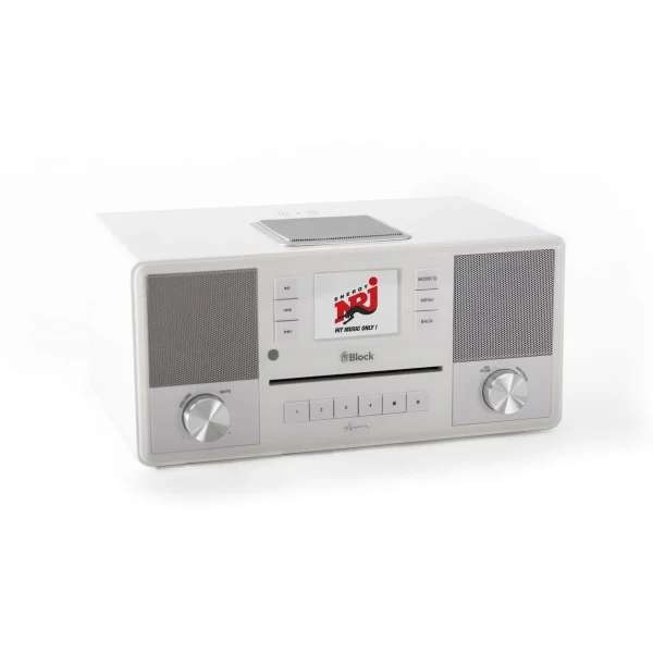 BLOCK Audio Aurora weiß Smartradio DAB+ 36W WLAN BT TFT Display