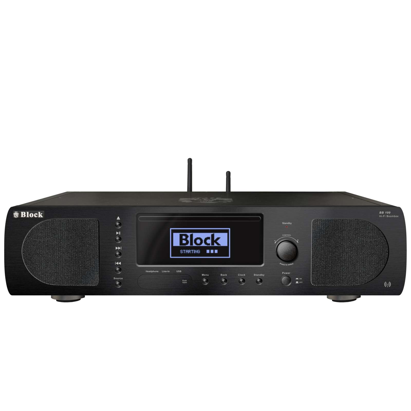 Elektro Risch Audio Block BB 100 CD Internet Boombox schwarz