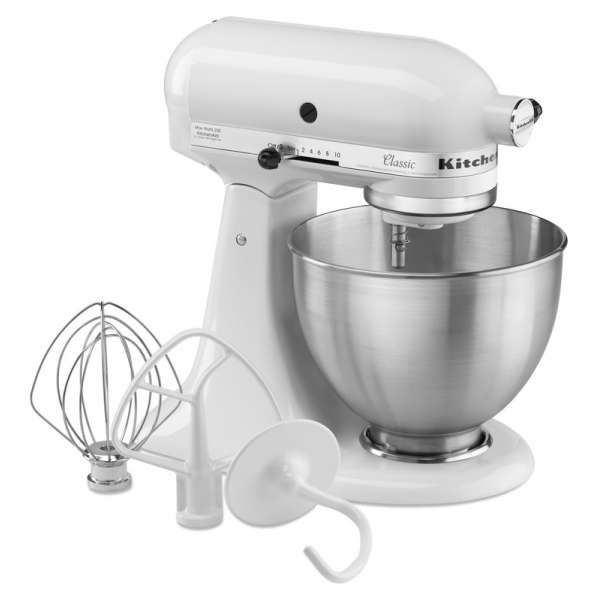 KitchenAid 5K45SSEWH Küchenmaschine weiß, Neu vom Fachhändler