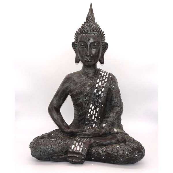 Formano Buddha Meditation mit Spiegelintarsien