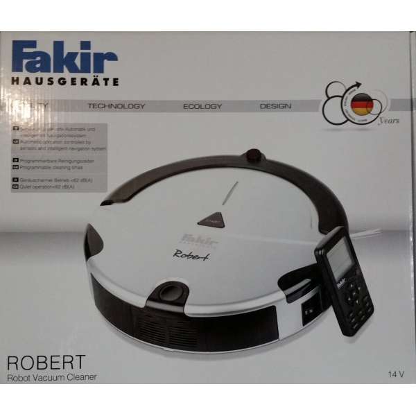 Fakir Saugroboter Robert RS 700 si sw Saugroboter 3-4 std Laufzeit