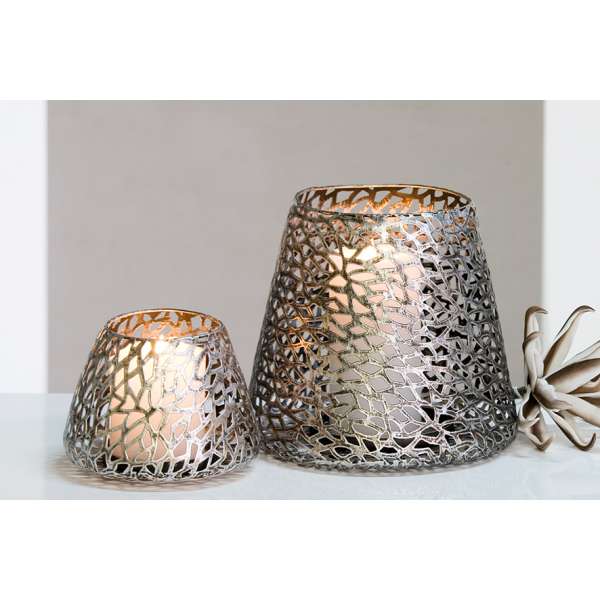 Casablanca Windlicht "Chico" Metall Desing 20 cm ( abb.ähnlich)