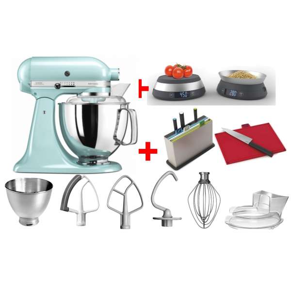 KitchenAid 5KSM175PSEIC Küchenmaschine Eisblau, Neu vom Fachhändler