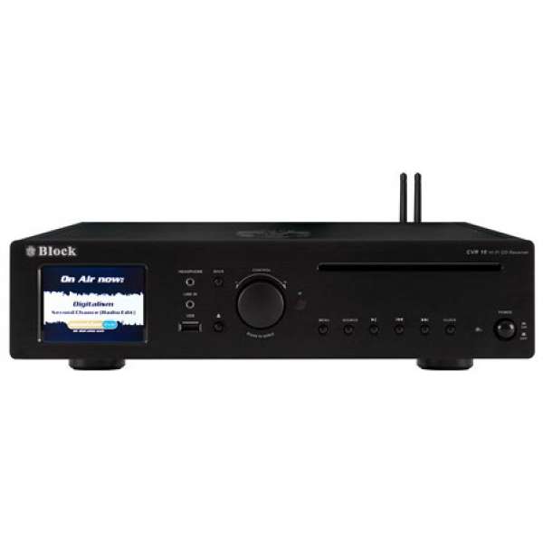 Audio Block CVR-10 CD-Internet-Receiver UKW DAB+ Internetradio BT WLAN schwarz