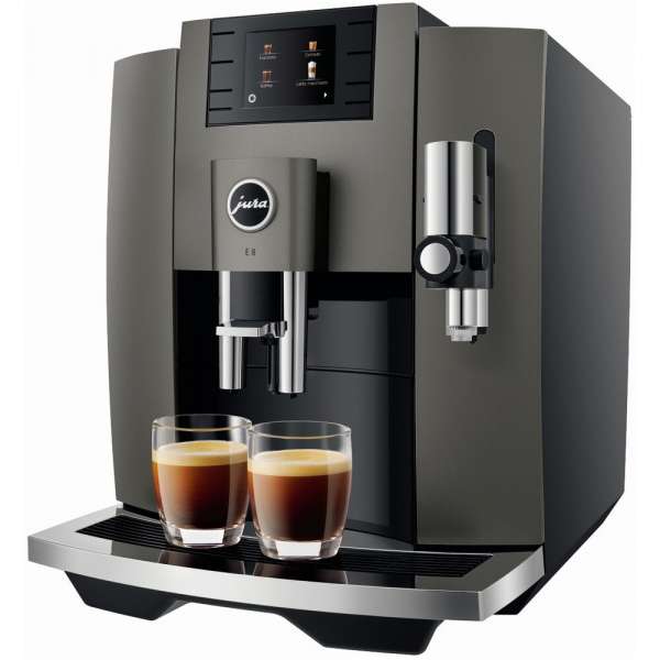 JURA E8 Kaffeevollautomat Dark Inox