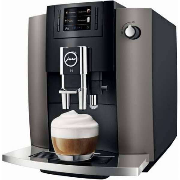 JURA E6 Kaffeevollautomat Dark Inox