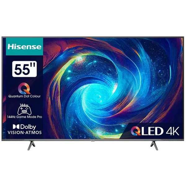 Hisense 55E77KQ/Pro sw QLED-TV UHD Multituner BT Smart Dolby Vision IQ