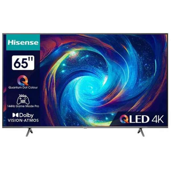 Hisense 65E77KQ/Pro sw QLED-TV UHD Multituner BT Smart Dolby Vision IQ