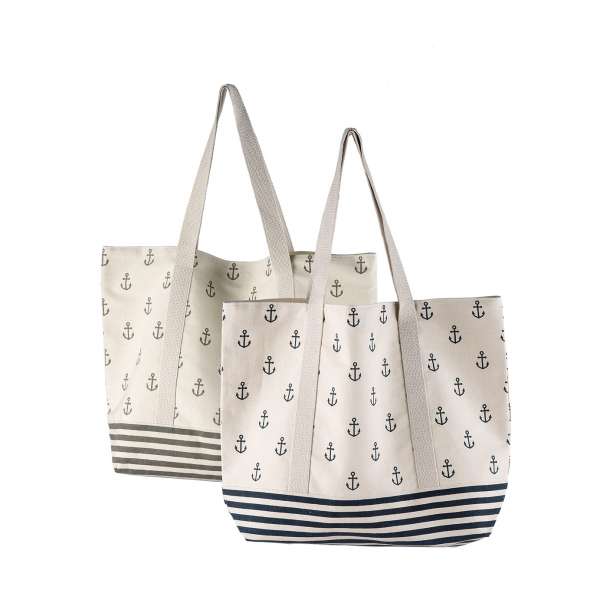 Gilde Textil Tasche \"Anker-Look\"