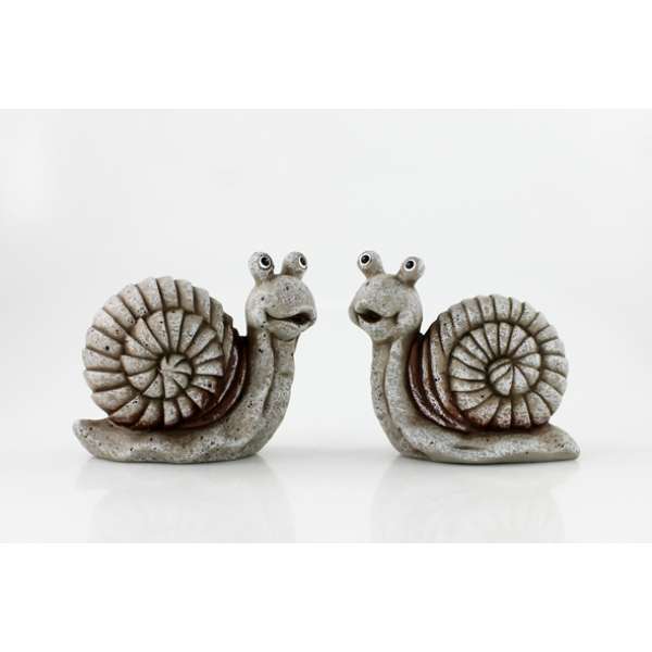 Goldbach Keramik-Schnecke 21x21 cm